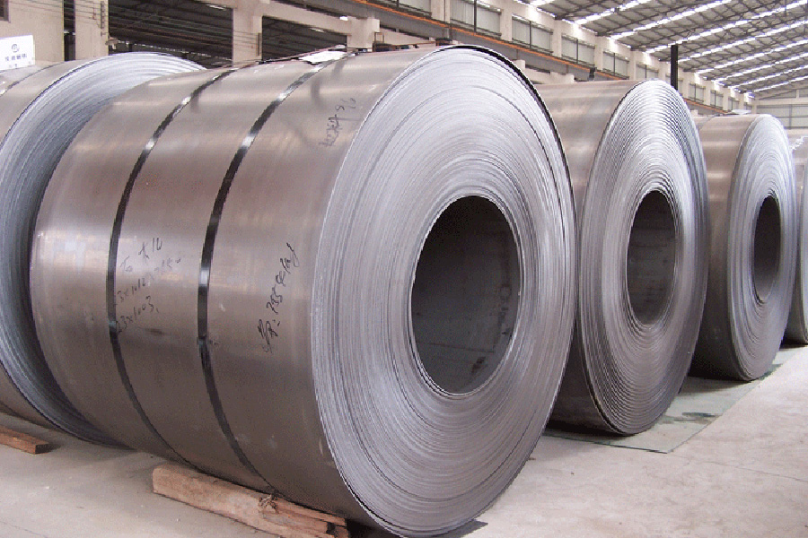 Hot Rolled Steel Coil, Pickel and Oiling in Manufacturing, Metal Sheet  Industrial Stock Image - Image of background, center: 127497763