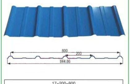 Corrugated Steel Sheet 17-200-800