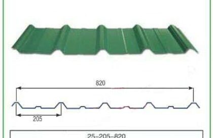 Corrugated Steel Sheet 25-205-820