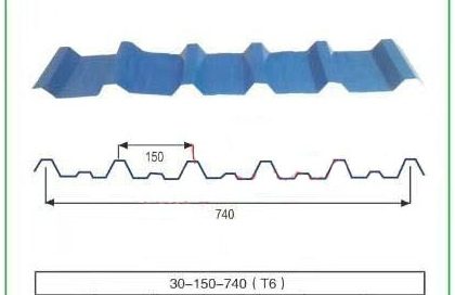 Corrugated Steel Sheet 30-150-740_T6
