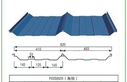 Corrugated Steel Sheet RSS-820